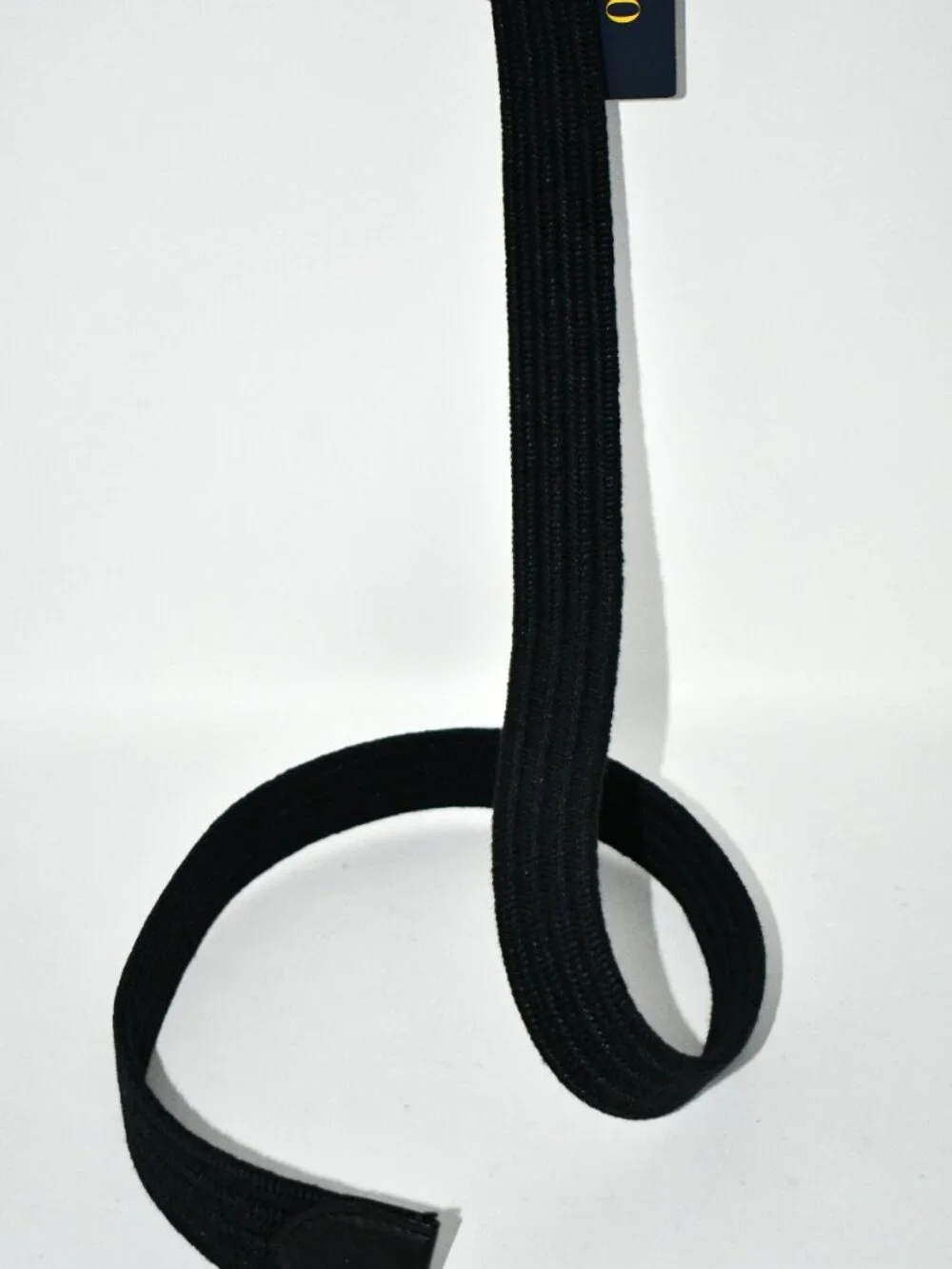Polo Ralph Lauren Leather Trim Braided Belt in Polo Black Size: LAR #40566604101